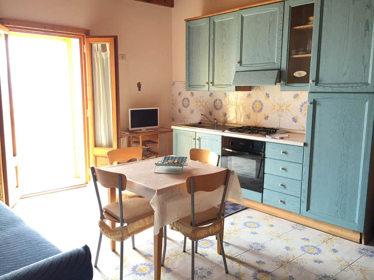 Monolocale “luna” – b&bcasavela Cucina soggiorno 15 mq